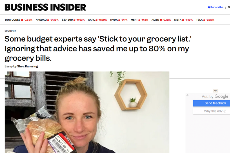 Shea Karssing - Portfolio - Business Insider